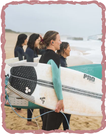 Vergangene: Mit Johanne Defay in Seignosse, Frankreich