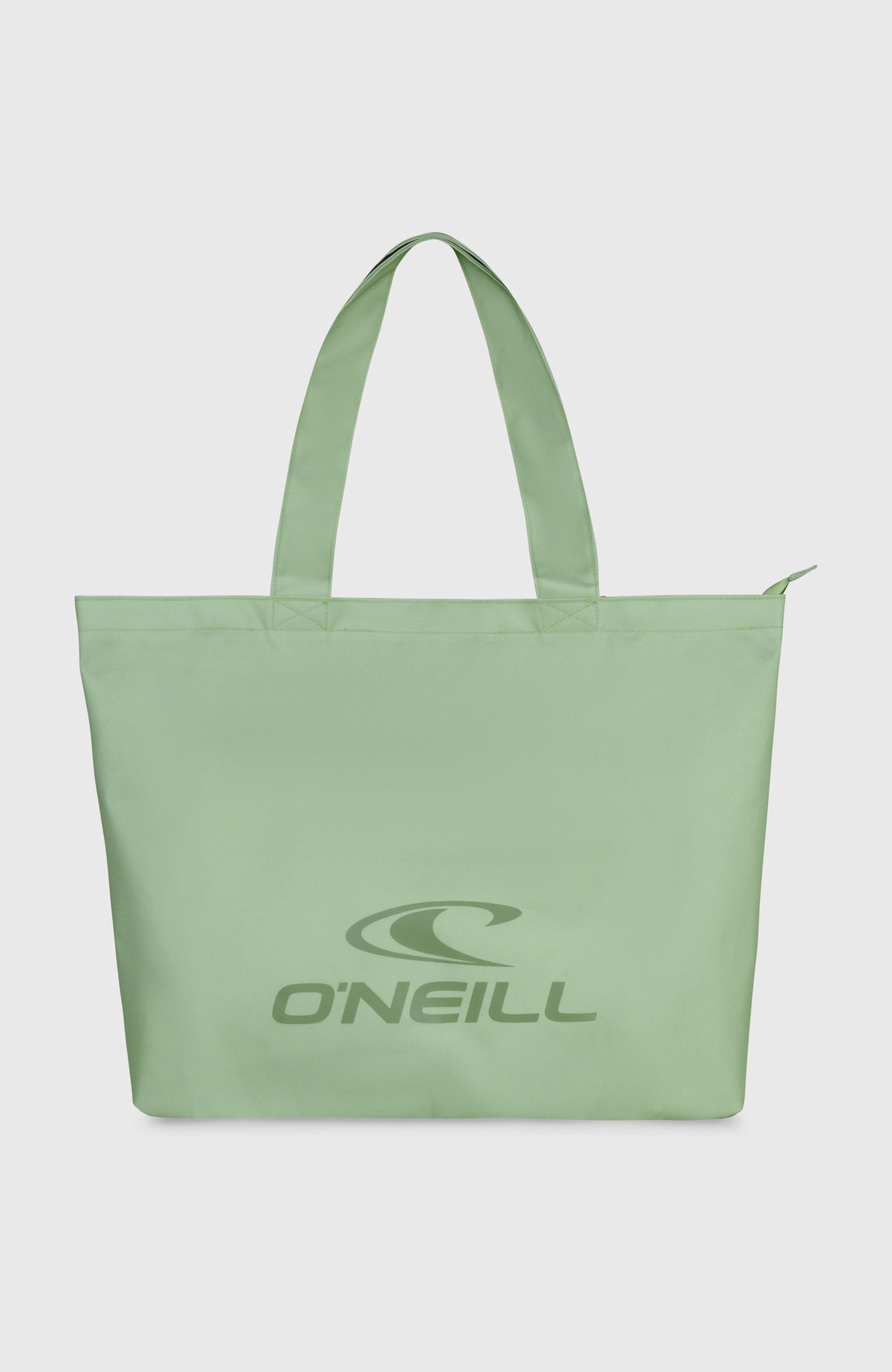 O'Neill Coastal Tote Bag Tasche für Damen, grün, freigestellt von vorne mit Logo-Print