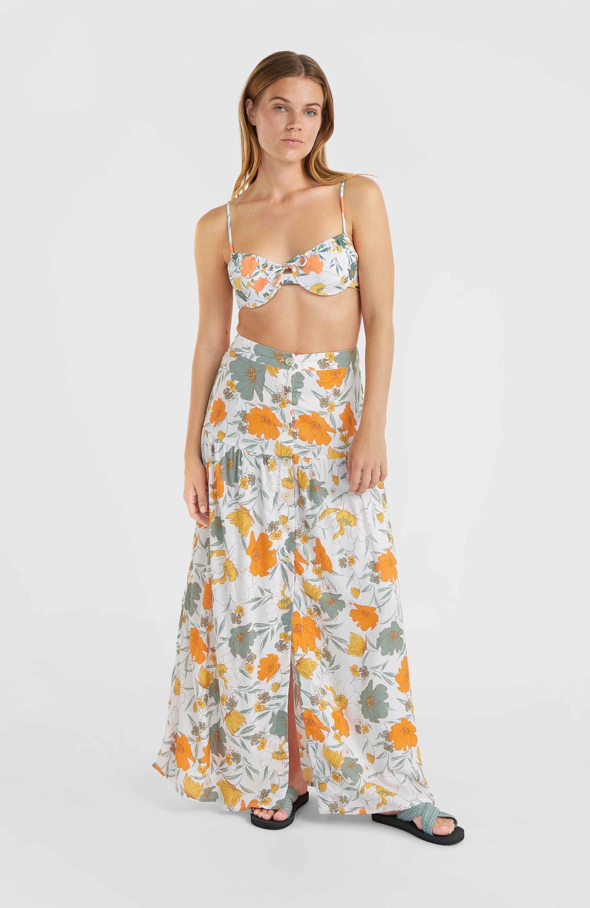 Alofa Maxirock | White Bluemchen