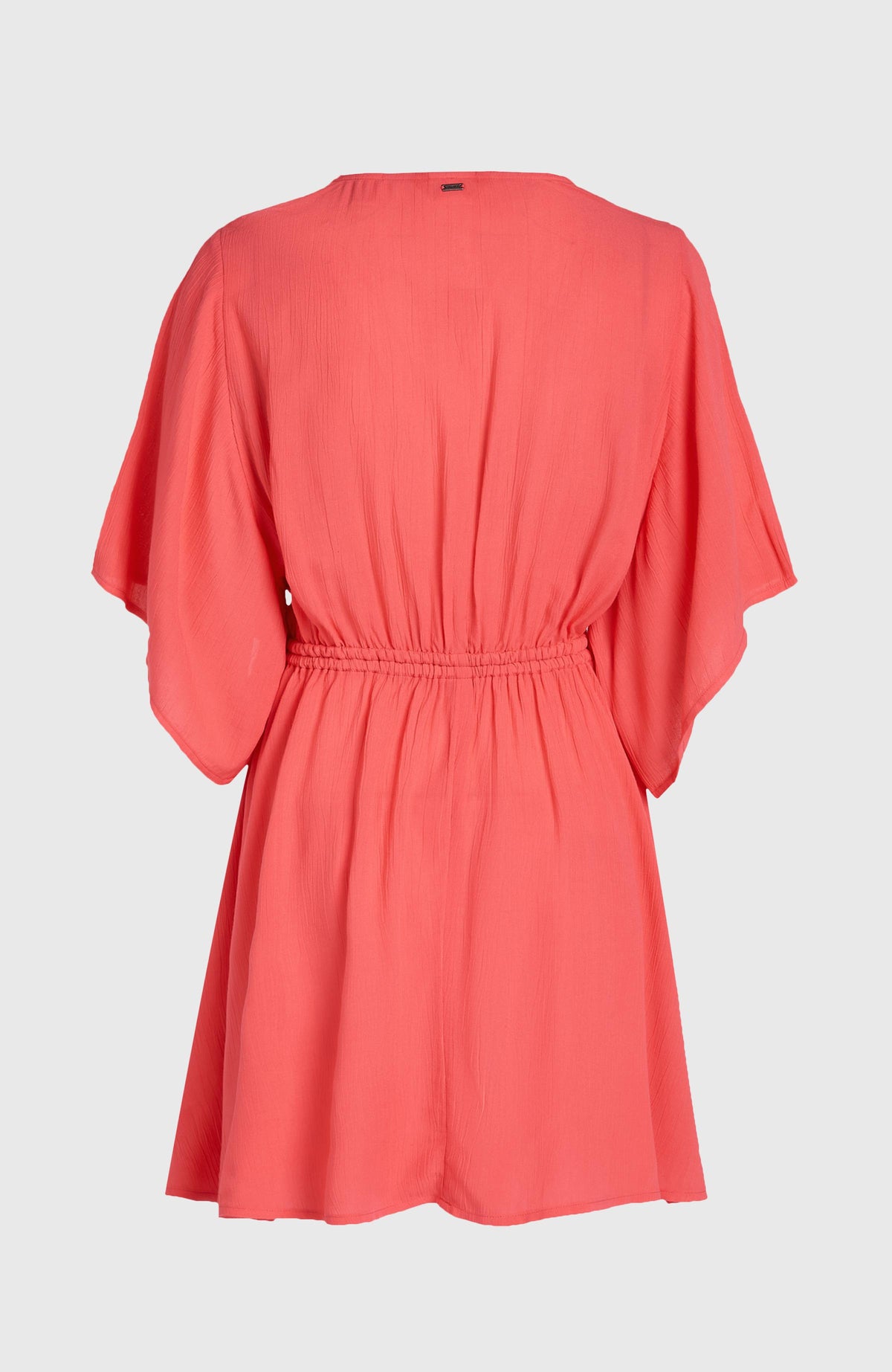 Essentials Cover Up Kleid für Damen, pink, freigestellt von hinten, elastischer Bund