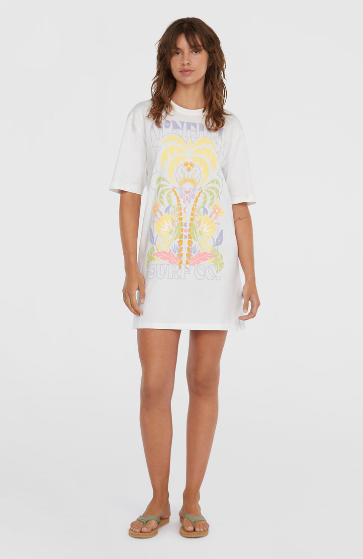 Beach Vintage T-Shirt-Kleid | Snow White