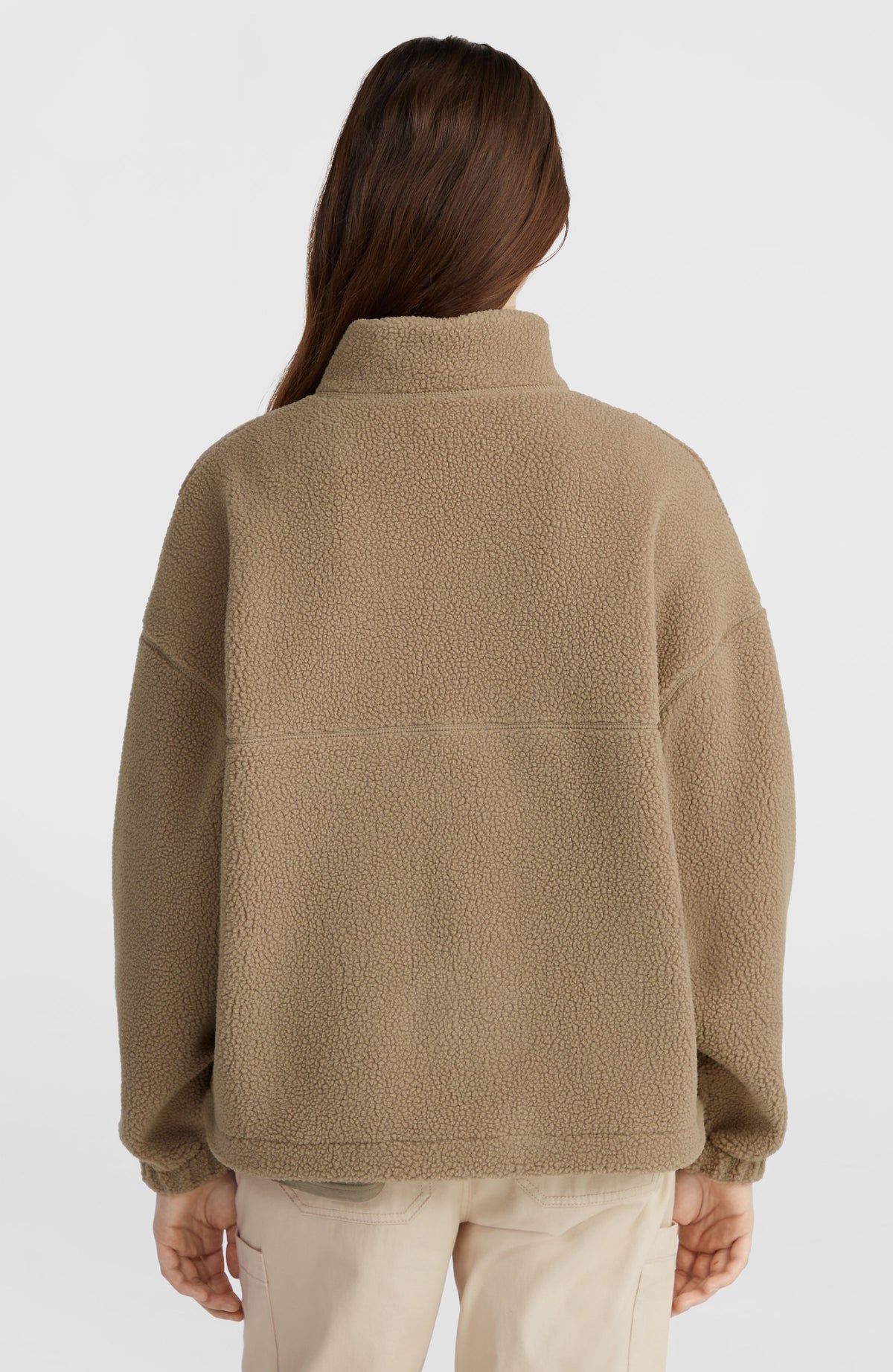 Flauschige Fleecejacke mit Reißverschluss | Concrete