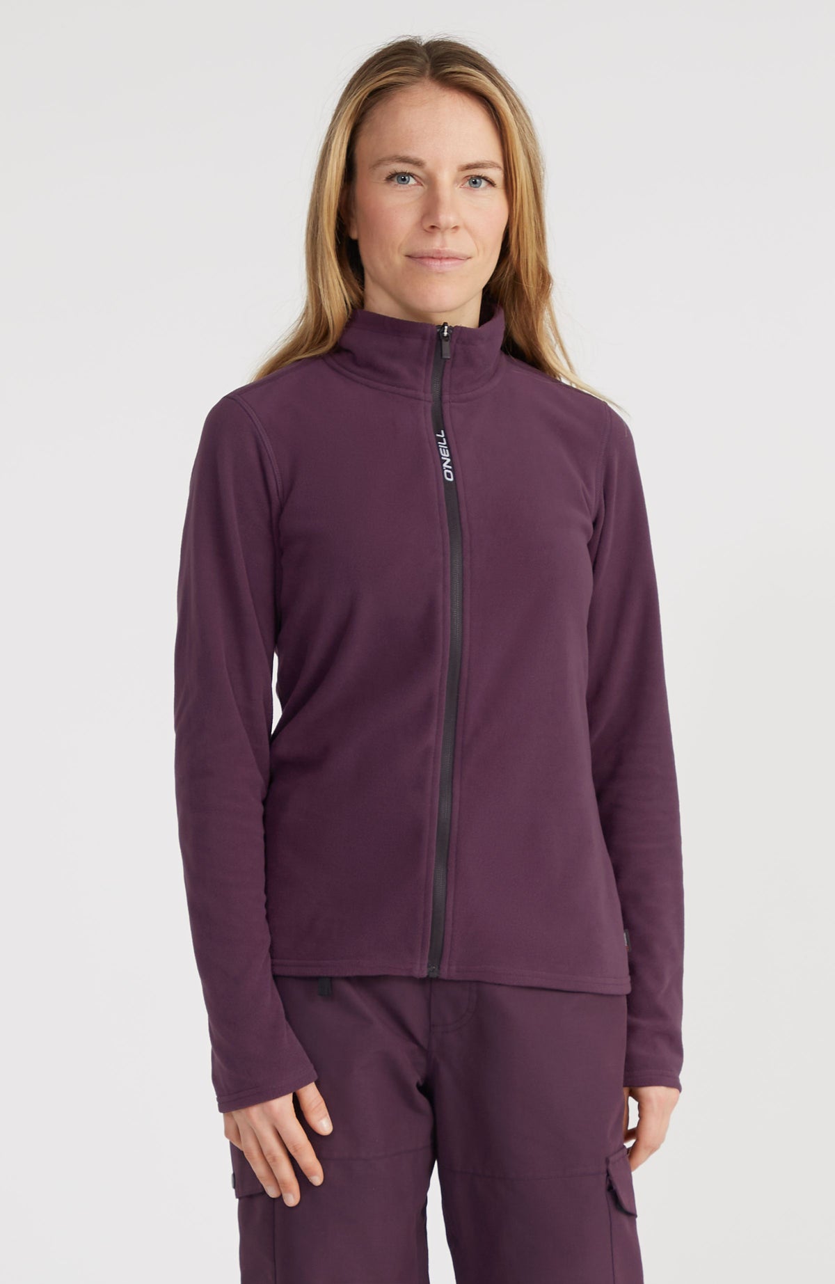 Jack's Polartec® 100 Fleecejacke mit Reißverschluss | Aubergine