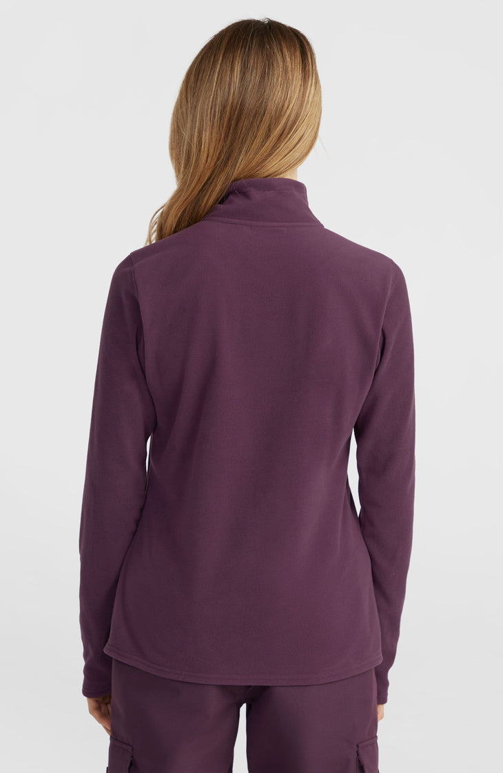 Jack's Polartec® 100 Fleecejacke mit Reißverschluss | Aubergine