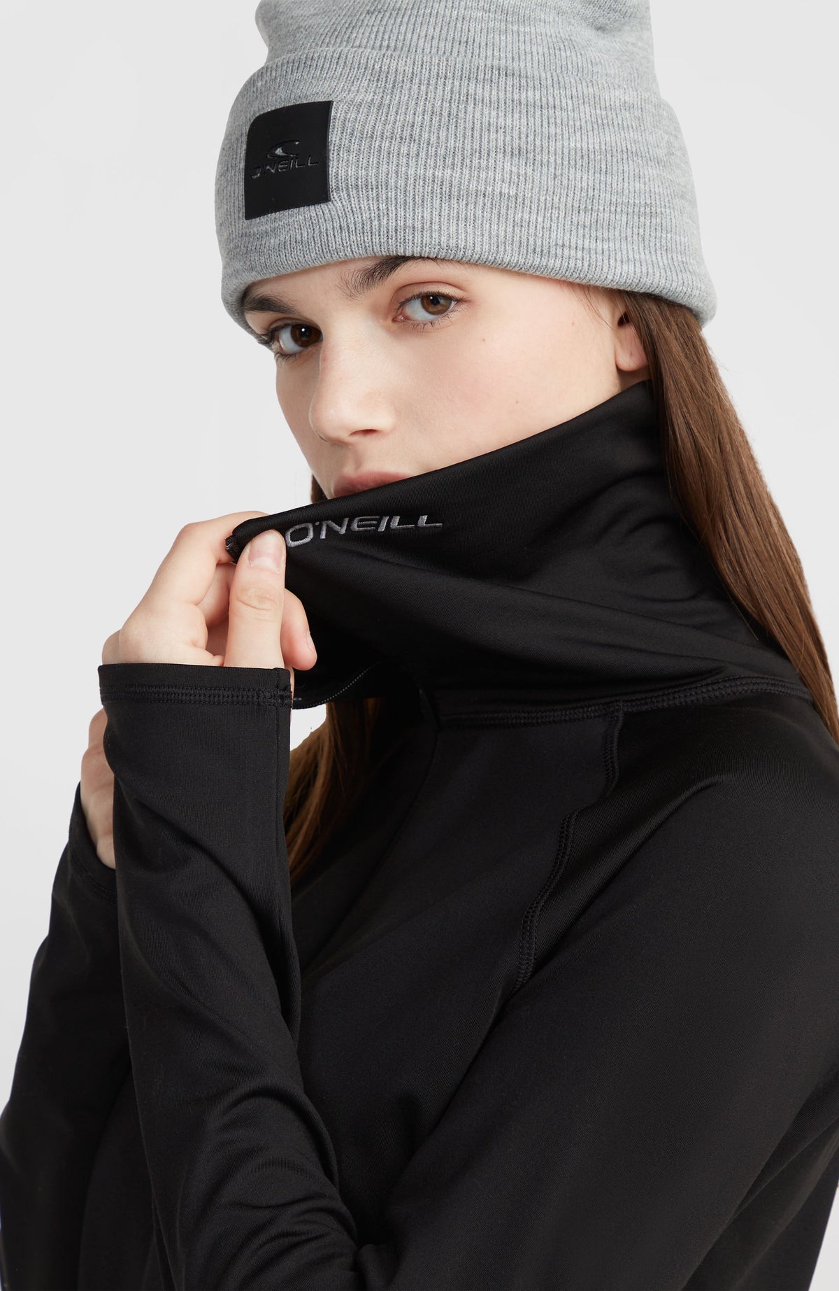 Hydrowick Fleecepullover mit Halbreißverschluss | Black Out