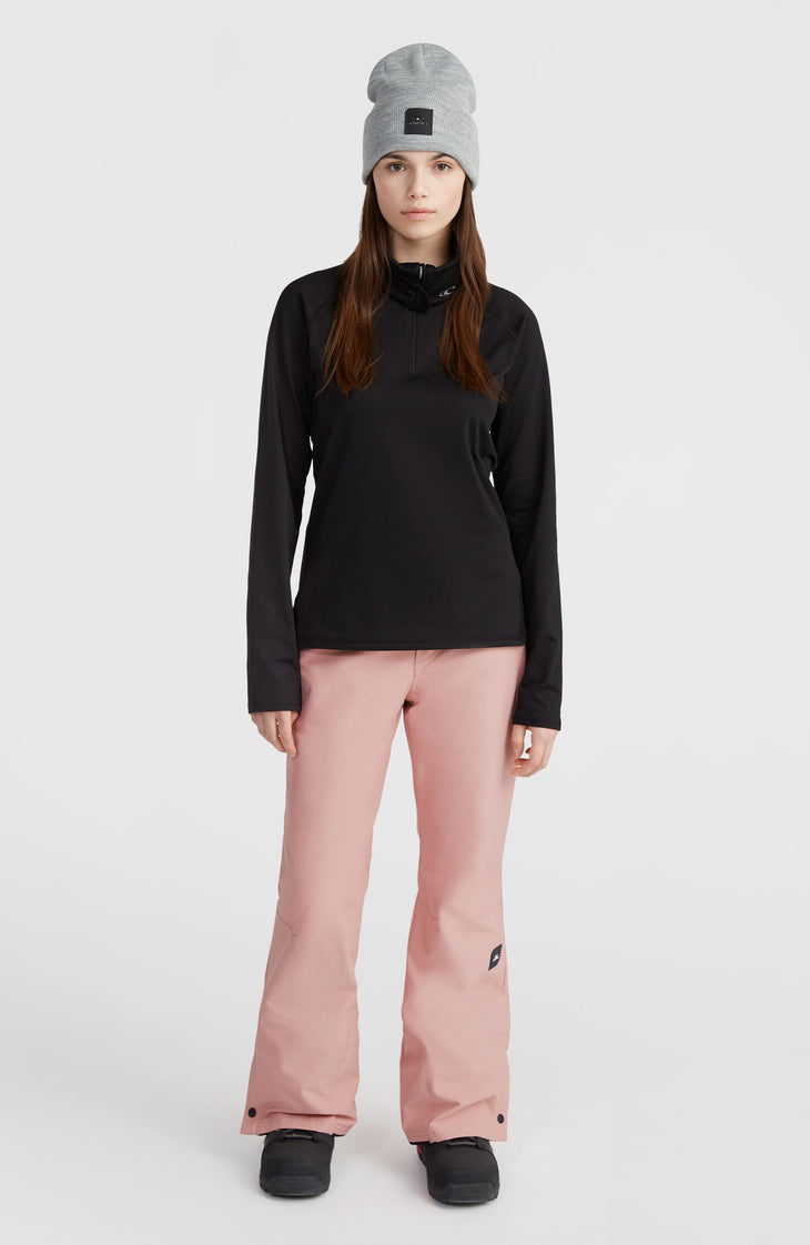 Hydrowick Fleecepullover mit Halbreißverschluss | Black Out