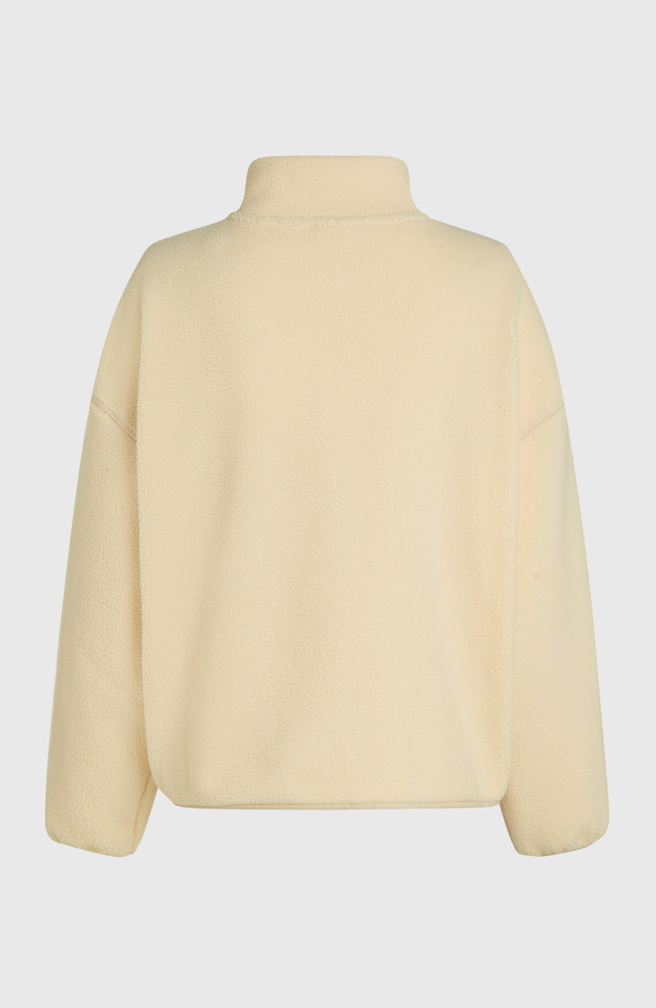 Flauschige Must-Have Fleecejacke mit Reißverschluss | Macaron