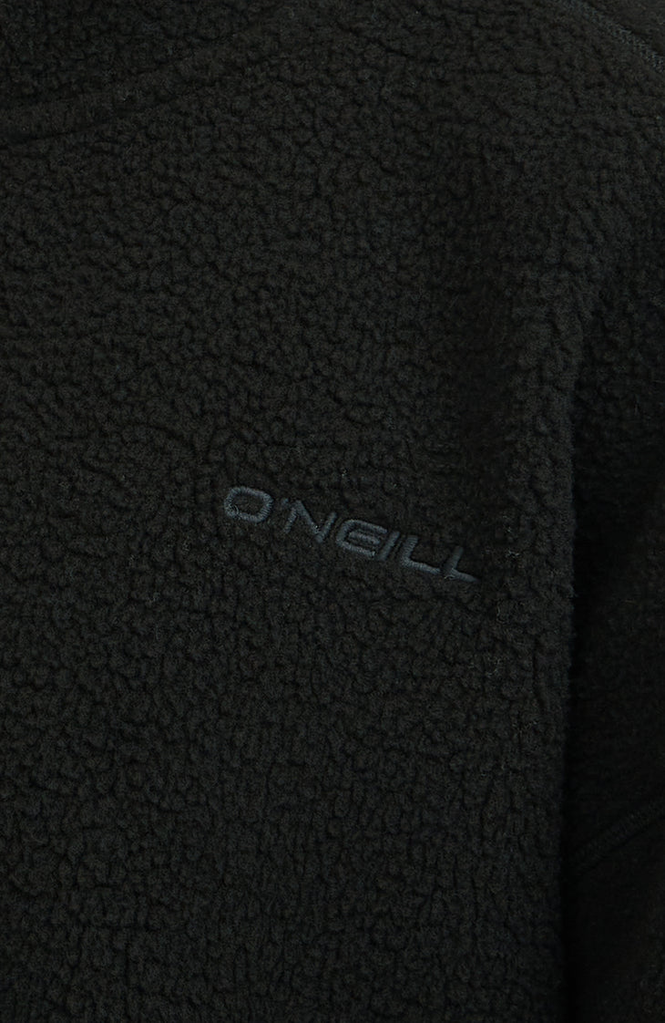 Flauschige Must-Have Fleecejacke mit Reißverschluss | Black Out