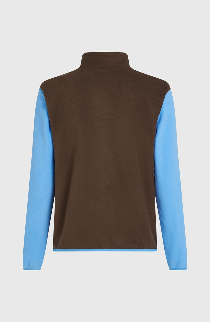 FWC'Cruz Triple Polartec® Fleecepullover mit Halbreißverschluss | Blue Poppy Colour Block