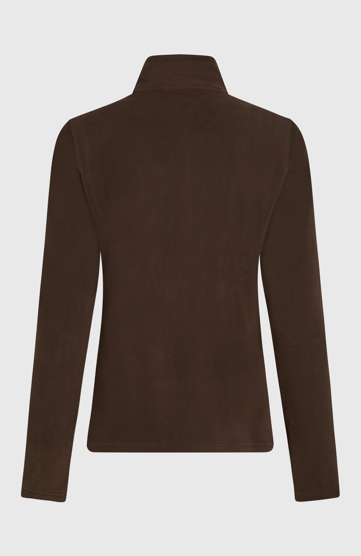Braune FWC'Cruz Jack's Fleecejacke für Damen, freigestellt von hinten
