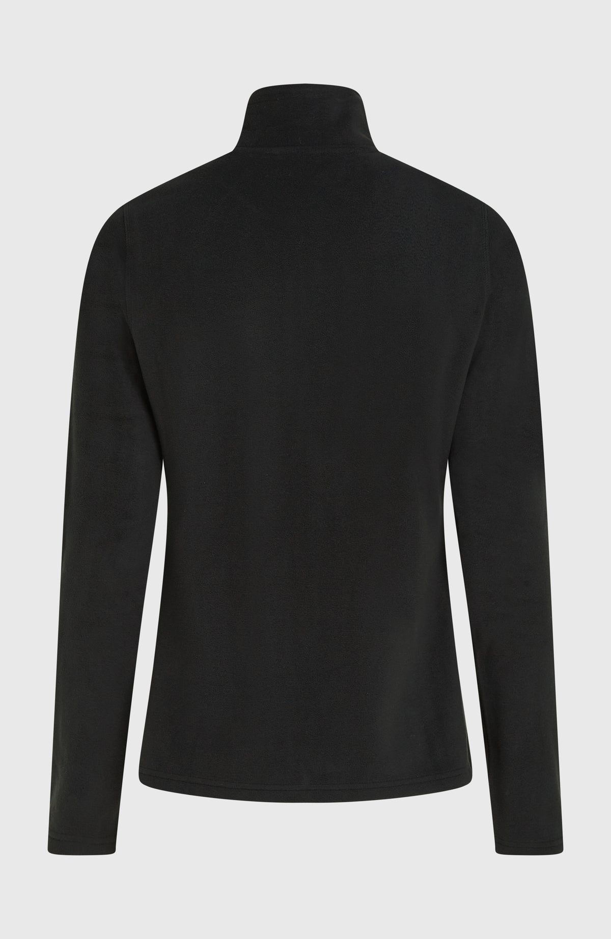 FWC'Cruz Jack's Fleecejacke für Damen, schwarz, freigestellt von hinten mit Stehkragen