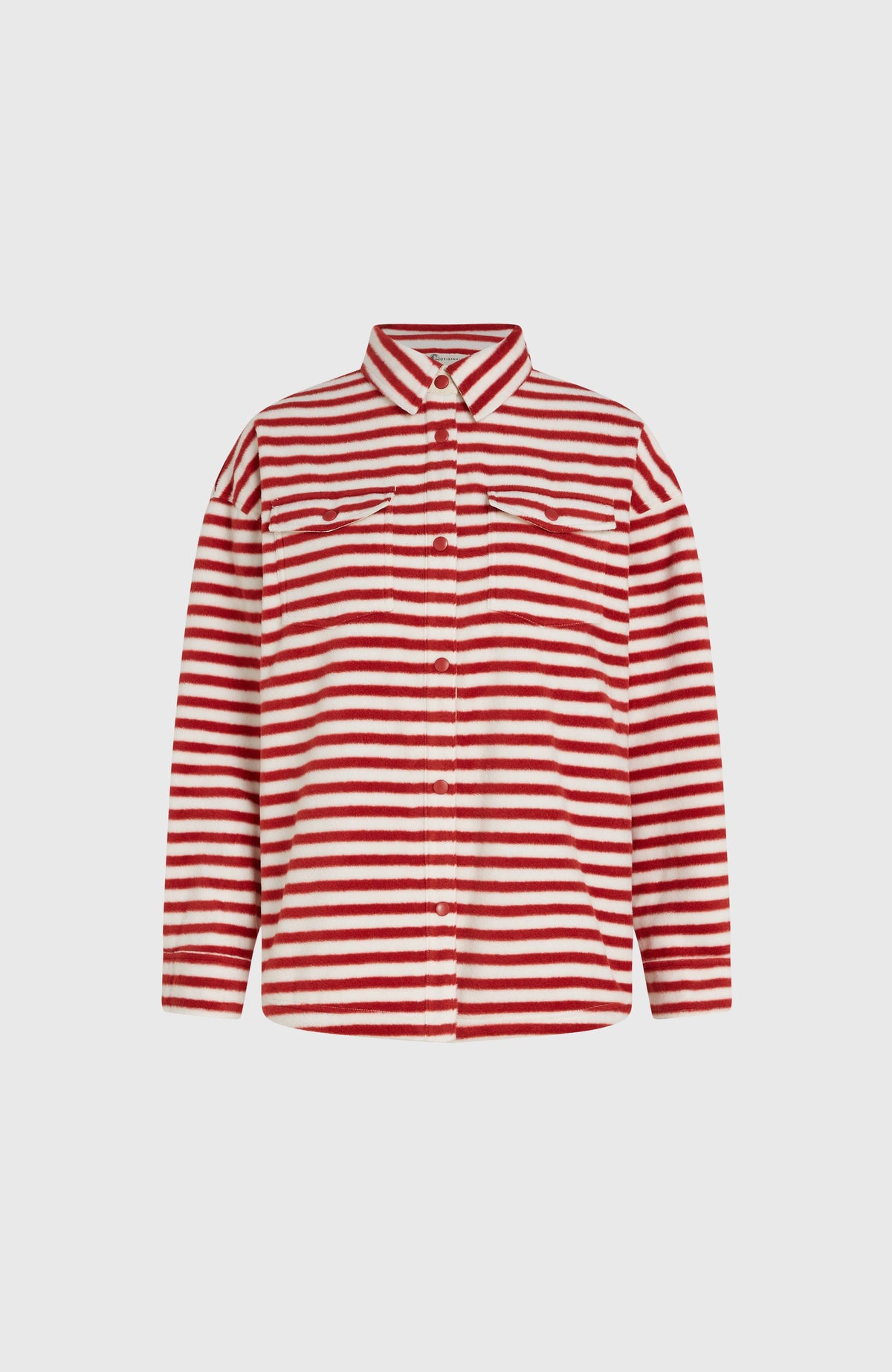 O'Riginals Superfleece Hemd | White/Red Originals Stripe