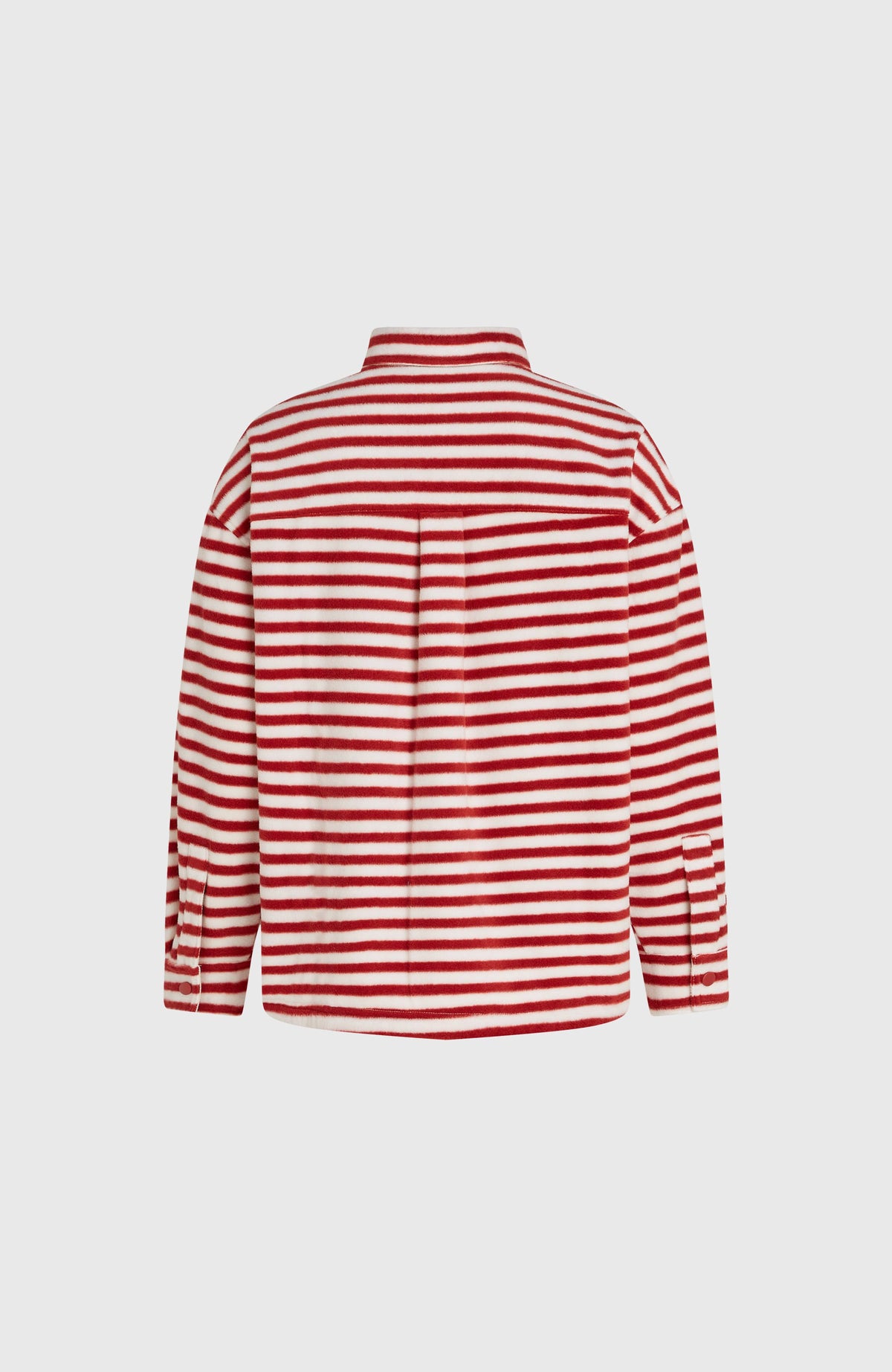 O'Riginals Superfleece Hemd | White/Red Originals Stripe