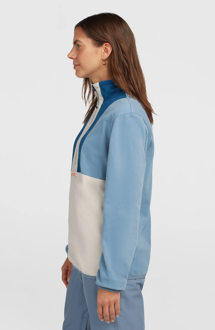 FWC'Cruz Triple Polartec® Fleecepullover mit Halbreißverschluss | Murky Water Colour Block