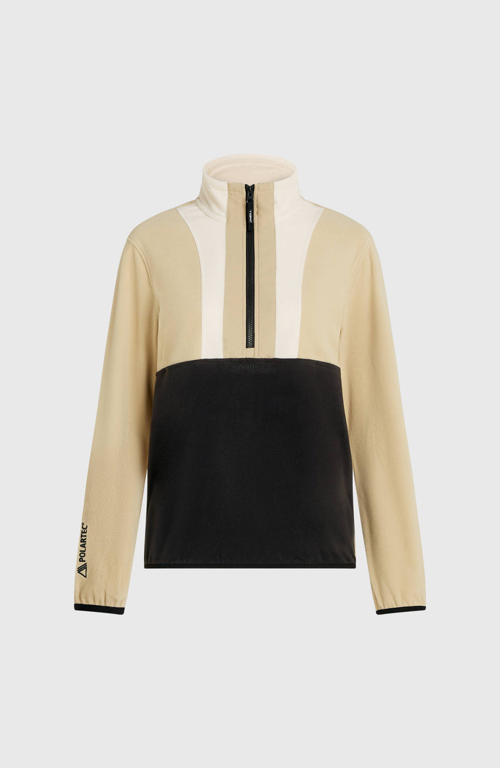 FWC'Cruz Triple Polartec® Fleecepullover mit Halbreißverschluss | Olive Blush Colour Block