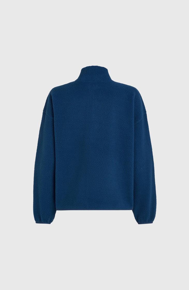 Flauschige Must-Have Fleecejacke mit Reißverschluss | Regal Blue
