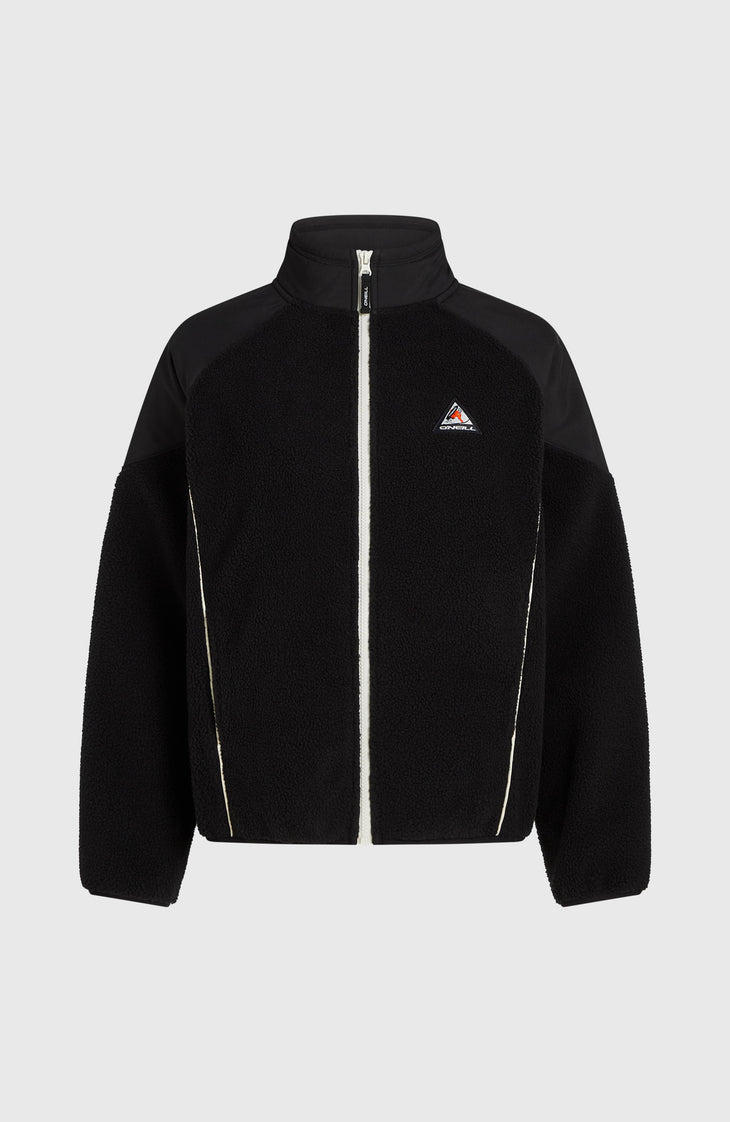 FWC'Play Hyperfleece Pullover mit durchgehendem Reißverschluss | Black Out