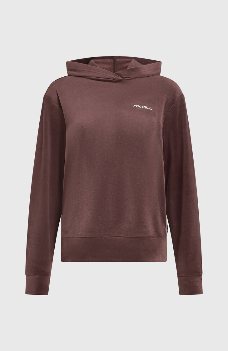 FWC'Cruz Velour Hoodie | Purple Gray