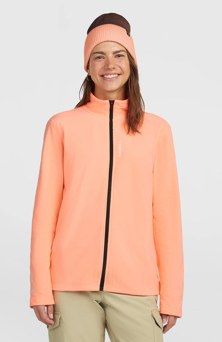 FWC'Cruz Jack's Polartec® Fleecejacke mit Reißverschluss | Funky Peach