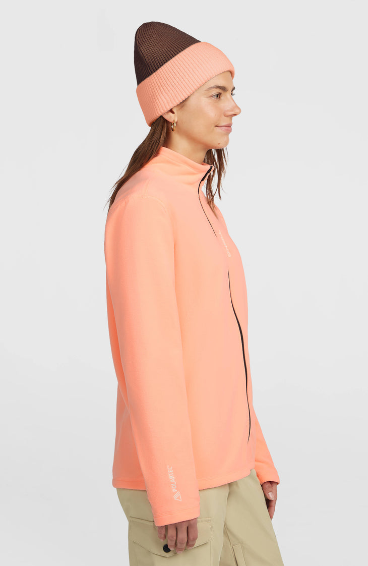 FWC'Cruz Jack's Polartec® Fleecejacke mit Reißverschluss | Funky Peach