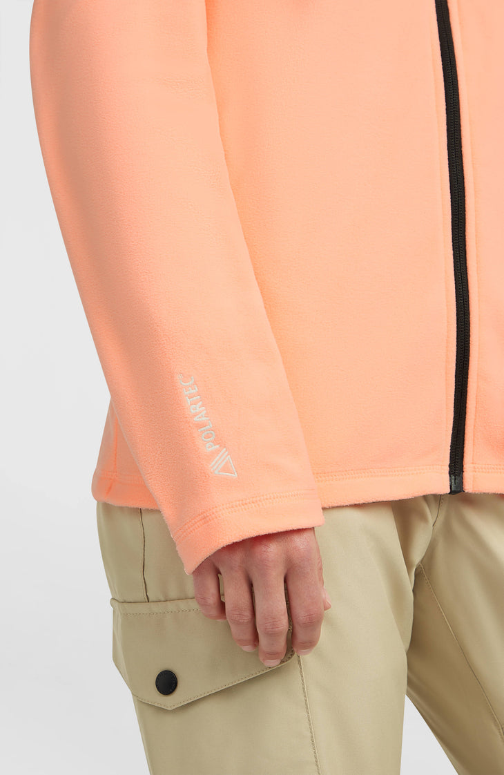 FWC'Cruz Jack's Polartec® Fleecejacke mit Reißverschluss | Funky Peach