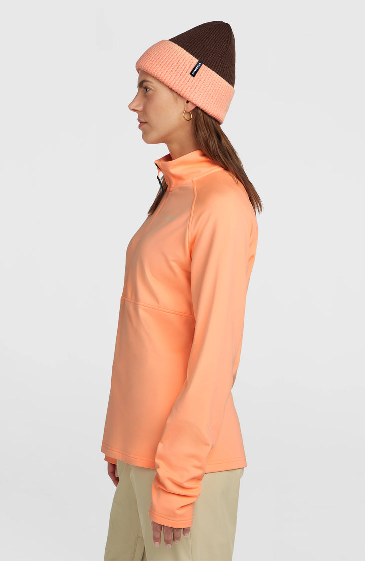 FWC'Cruz Fleecepullover mit Halbreißverschluss | Funky Peach