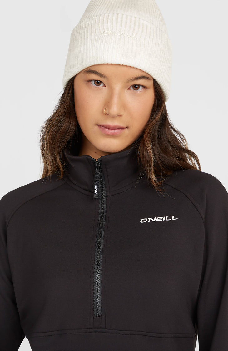 FWC'Cruz Fleecepullover mit Halbreißverschluss | Black Out