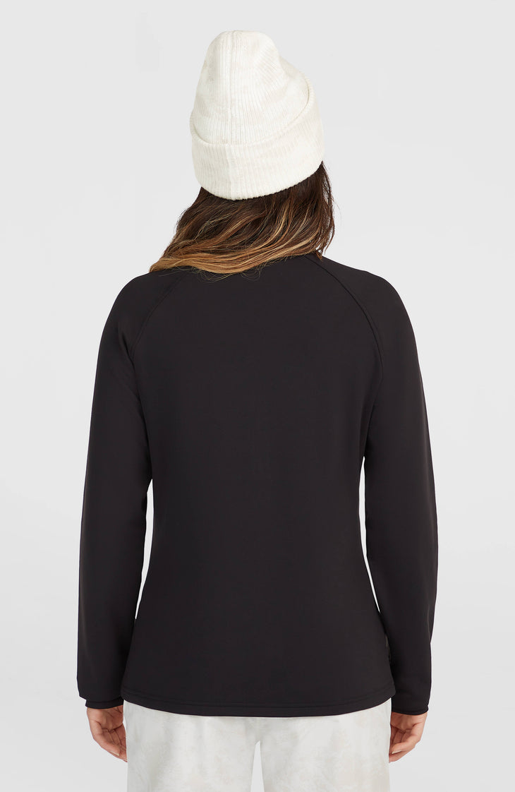 FWC'Cruz Fleecepullover mit Halbreißverschluss | Black Out