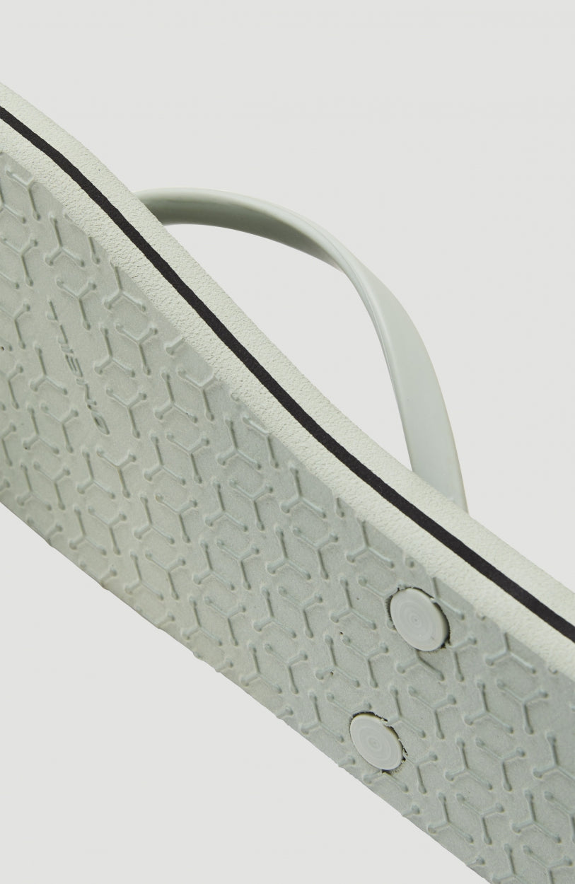 Profile Logo Sandalen für Damen, grün, Nahaufnahme der profilierten Laufsohle