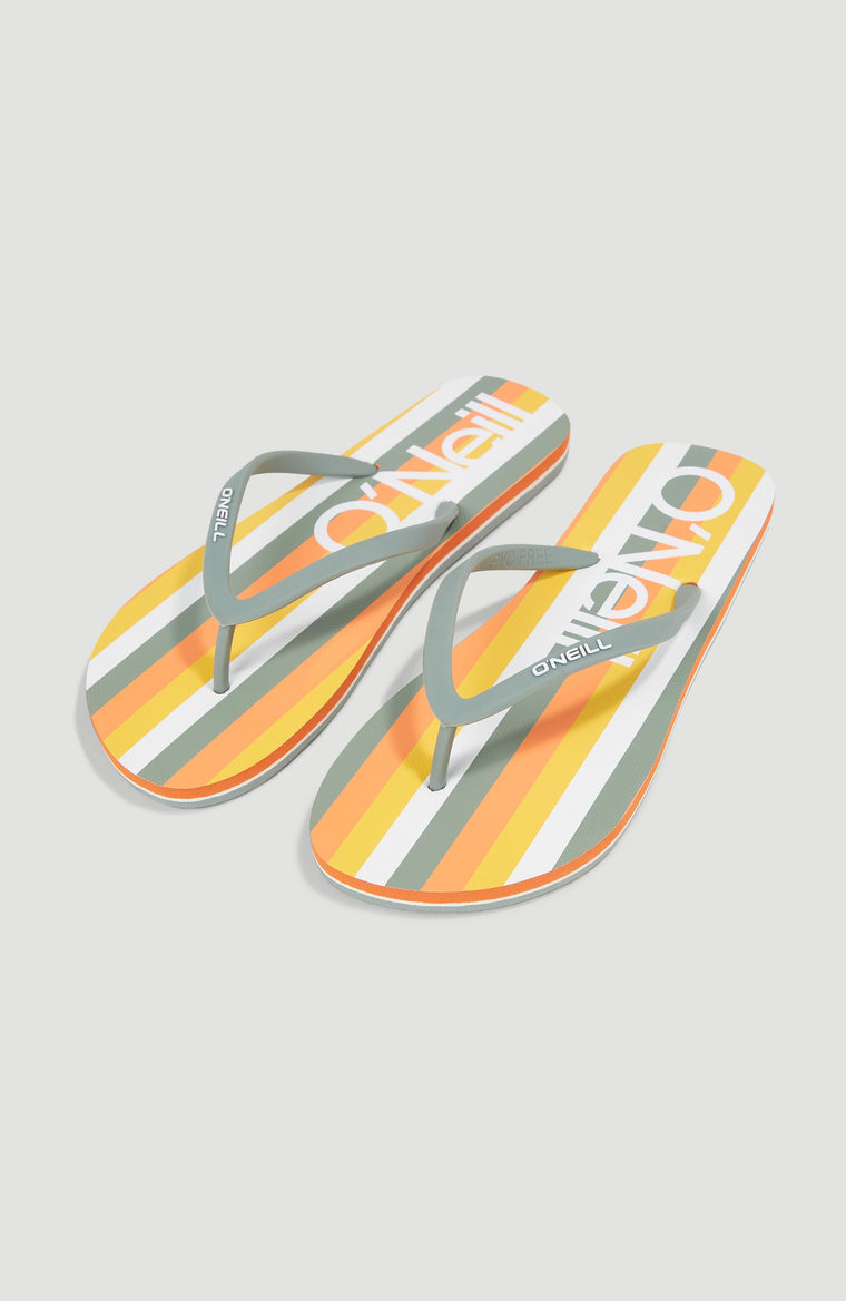 Profile Graphic Sandalen | Orange Multistripe Profile Graphic Sandalen | Orange Multistripe