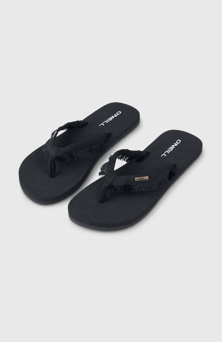 Ditsy Jacquard Sandalen | Black Out