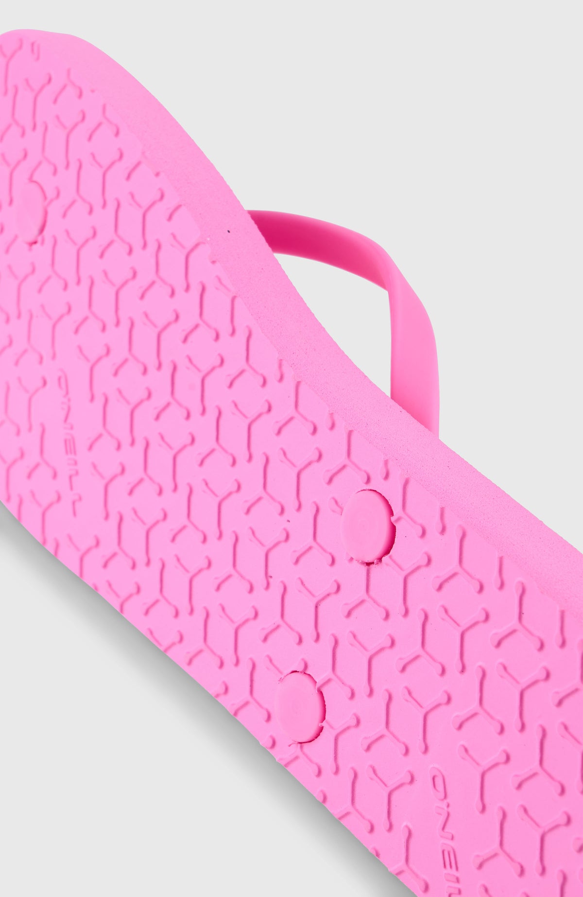 Profile Small Logo Sandalen für Damen, lila, Nahaufnahme der Unterseite mit strukturierter Sohle