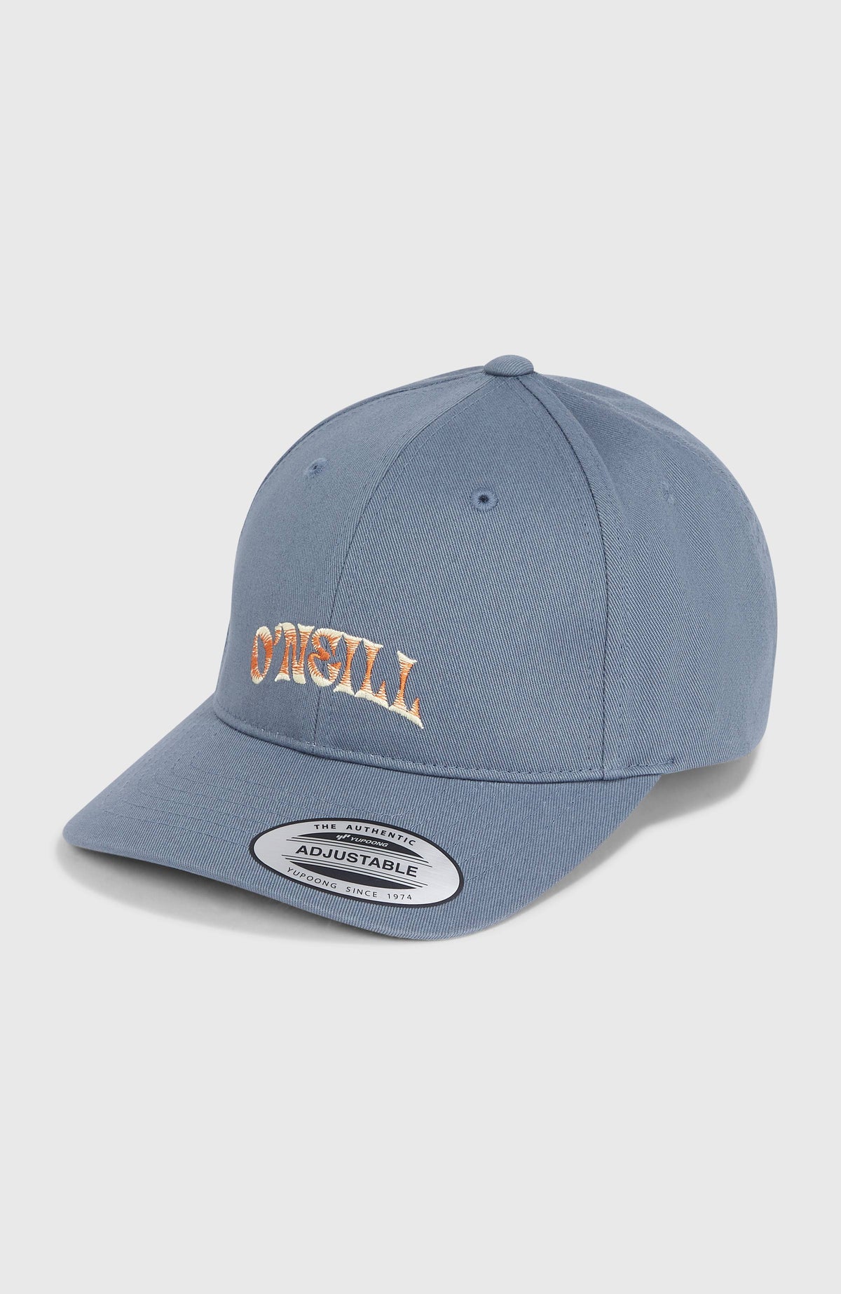 O'Neill Beach Vintage Cap für Damen, blau, freigestellt von schräg vorne mit Logo-Stickerei