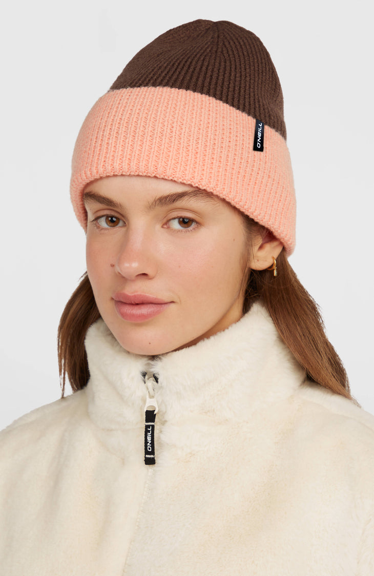 FWC'Cruz Colourblock Beanie | Purple Gray Colour Block
