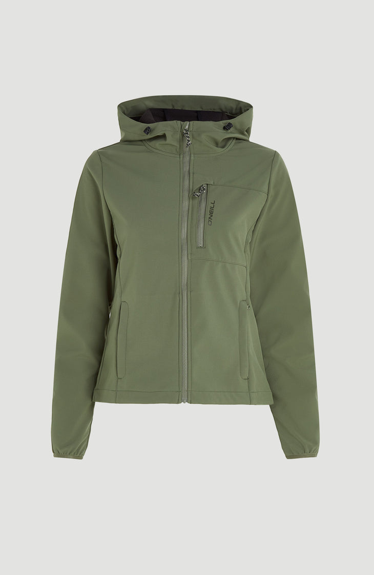 O'Neill TRVLR Series Softshell-Jacke | Deep Lichen Green