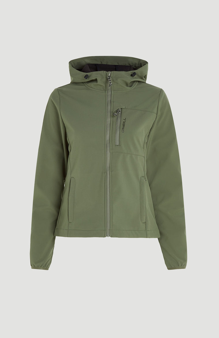 O'Neill TRVLR Series Softshell-Jacke | Deep Lichen Green O'Neill TRVLR Series Softshell-Jacke | Deep Lichen Green