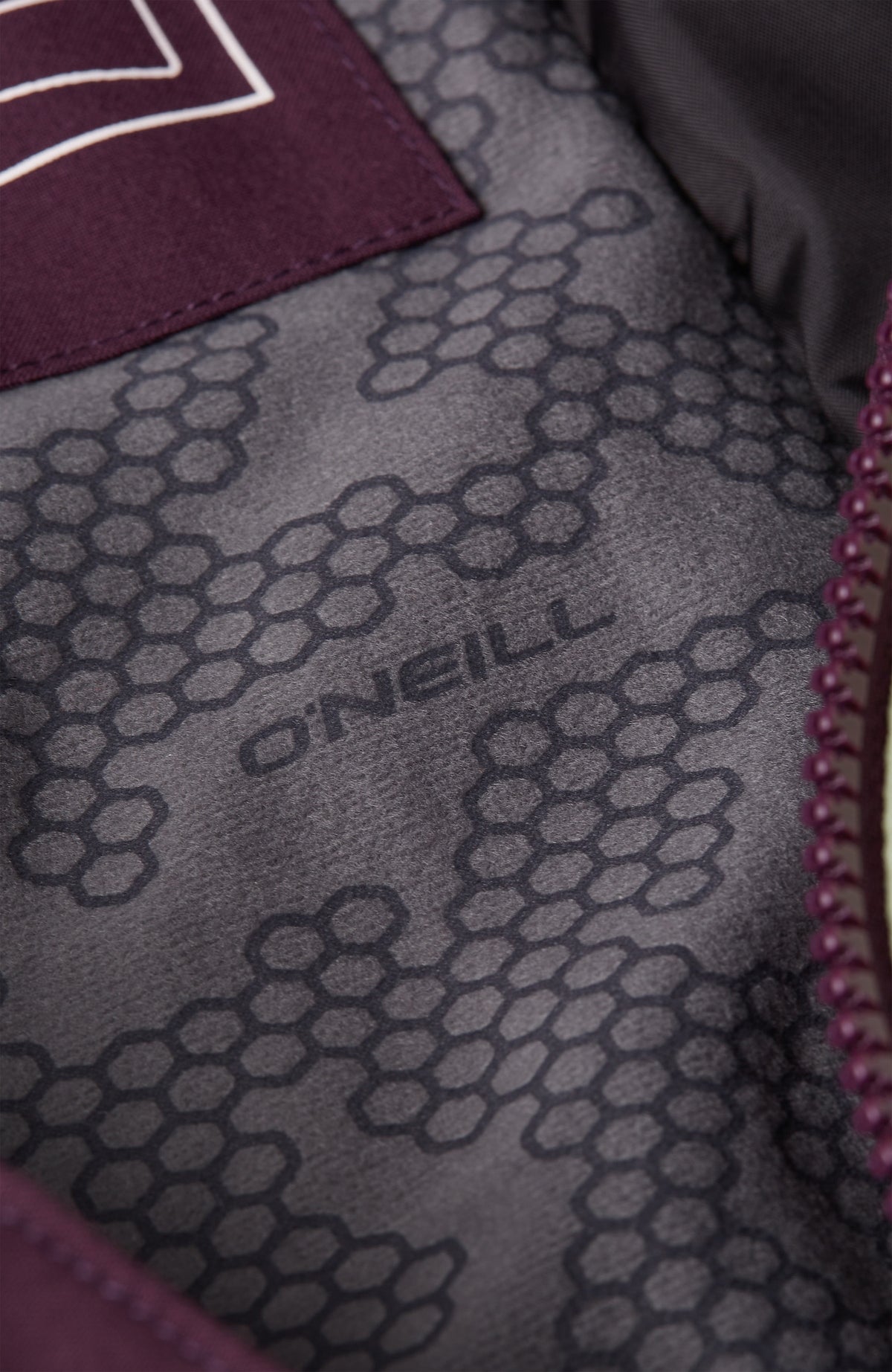 Carbonite Skijacke | Aubergine Colour Block