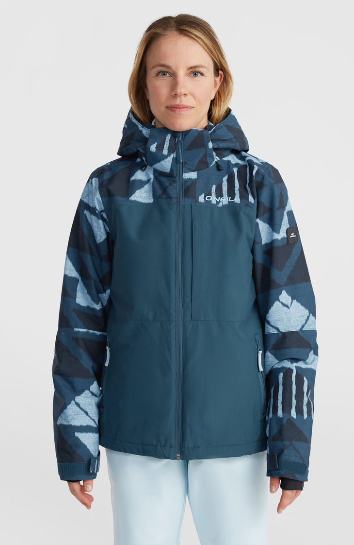 Aplite Plus Skijacke | Blue Triangle Ikat