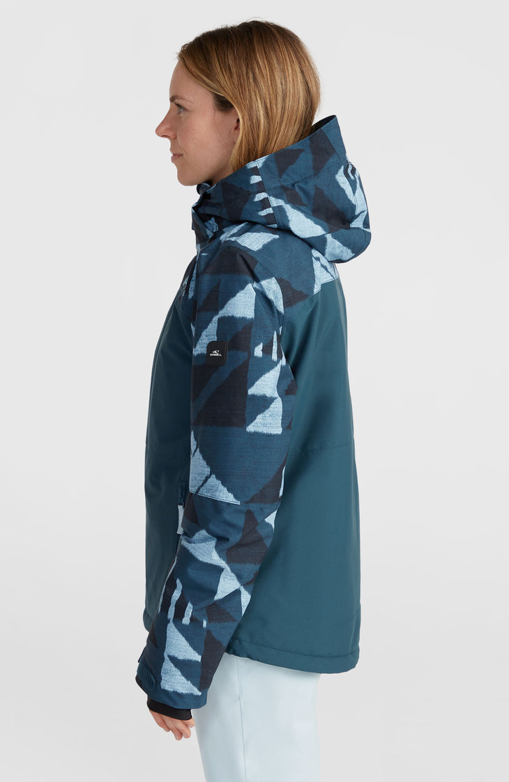 Aplite Plus Skijacke | Blue Triangle Ikat