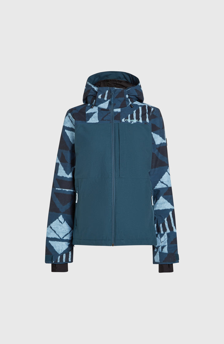 Aplite Plus Skijacke | Blue Triangle Ikat