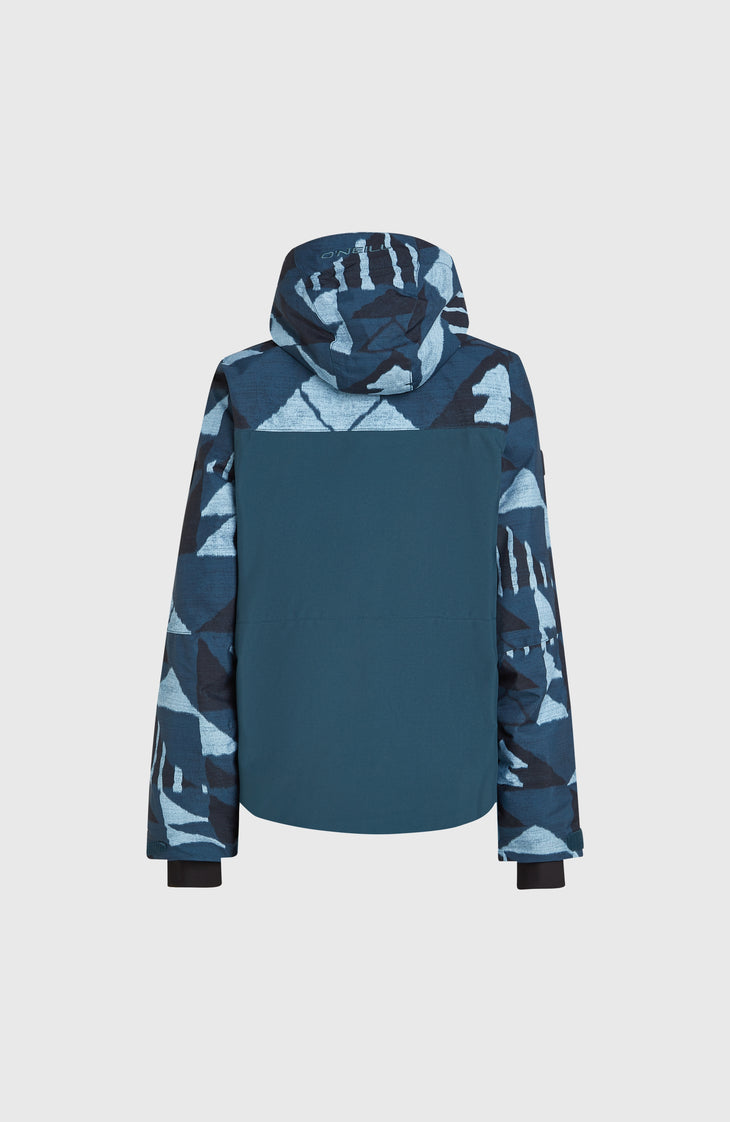 Aplite Plus Skijacke | Blue Triangle Ikat
