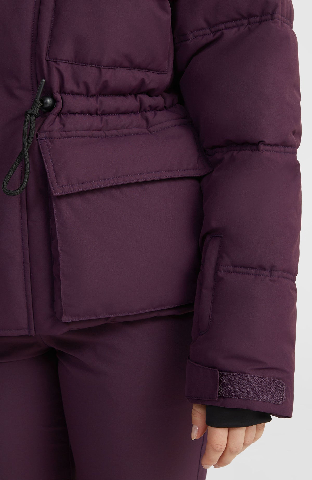 Z.E.N. Hybrid-Skijacke | Aubergine