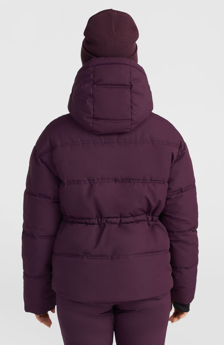 Z.E.N. Hybrid-Skijacke | Aubergine