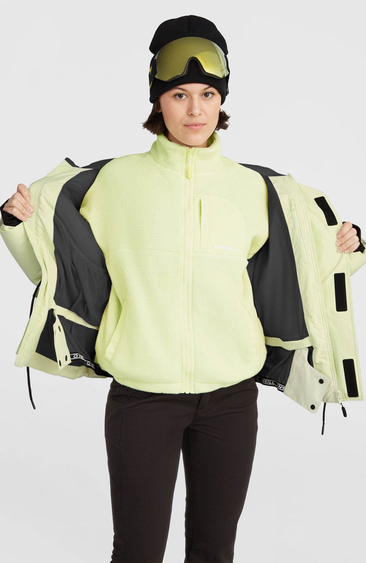 Z.E.N. Hybrid-Skijacke | Lime Wash