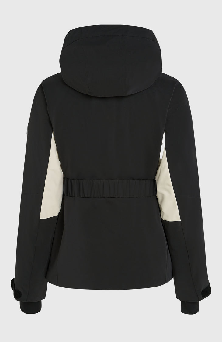 FWC'Cruz Hybrid-Skijacke mit Gürtel | Black Out Colour Block