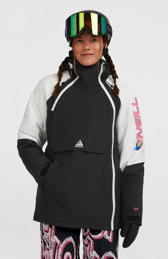 FWC'Play Asymmetric Ski- und Snowboardjacke | Black Out Colour Block