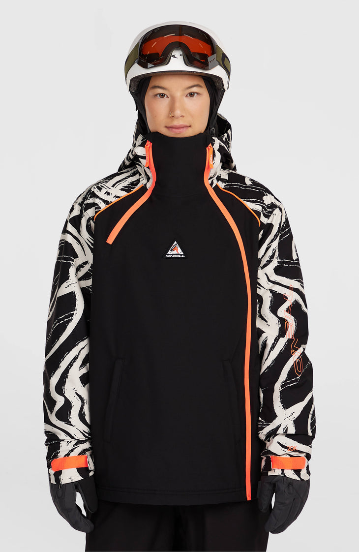 FWC'Play Asymmetric Ski- und Snowboardjacke | White Snowtracks