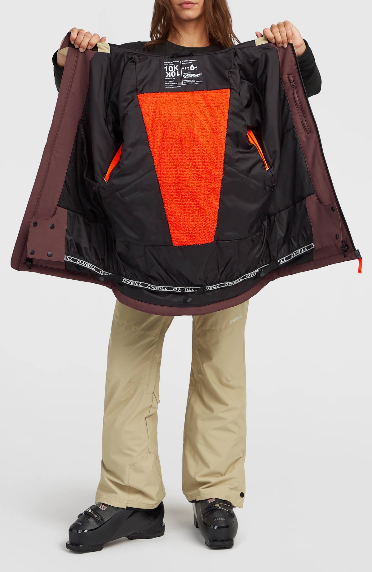 FWC'Cruz Triple Skijacke | Olive Blush Colour Block