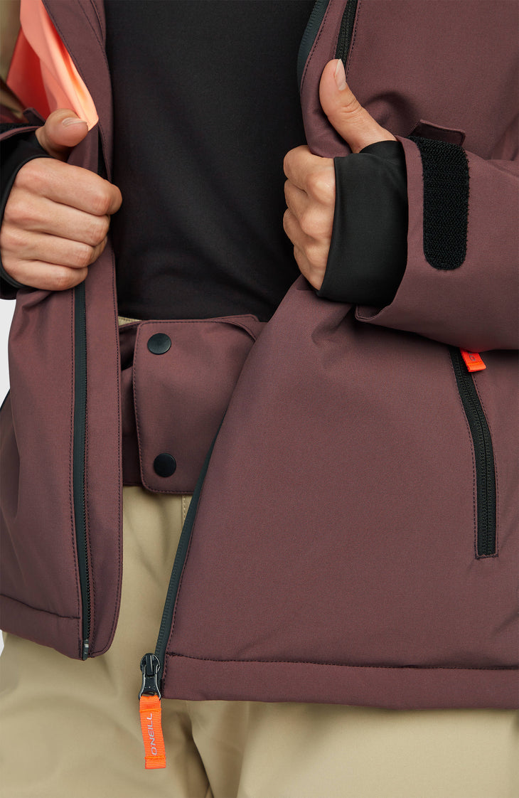 FWC'Cruz Triple Skijacke | Olive Blush Colour Block