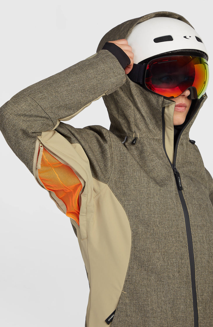 FWC'Cruz Melange Skijacke | Olive Blush